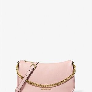 Michael Kors Blush Shoulder Bag with Gold Chain